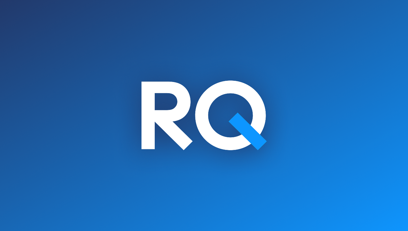 A basic flow chart, showing referrals flowing from businesses into RQ and out to other businesses